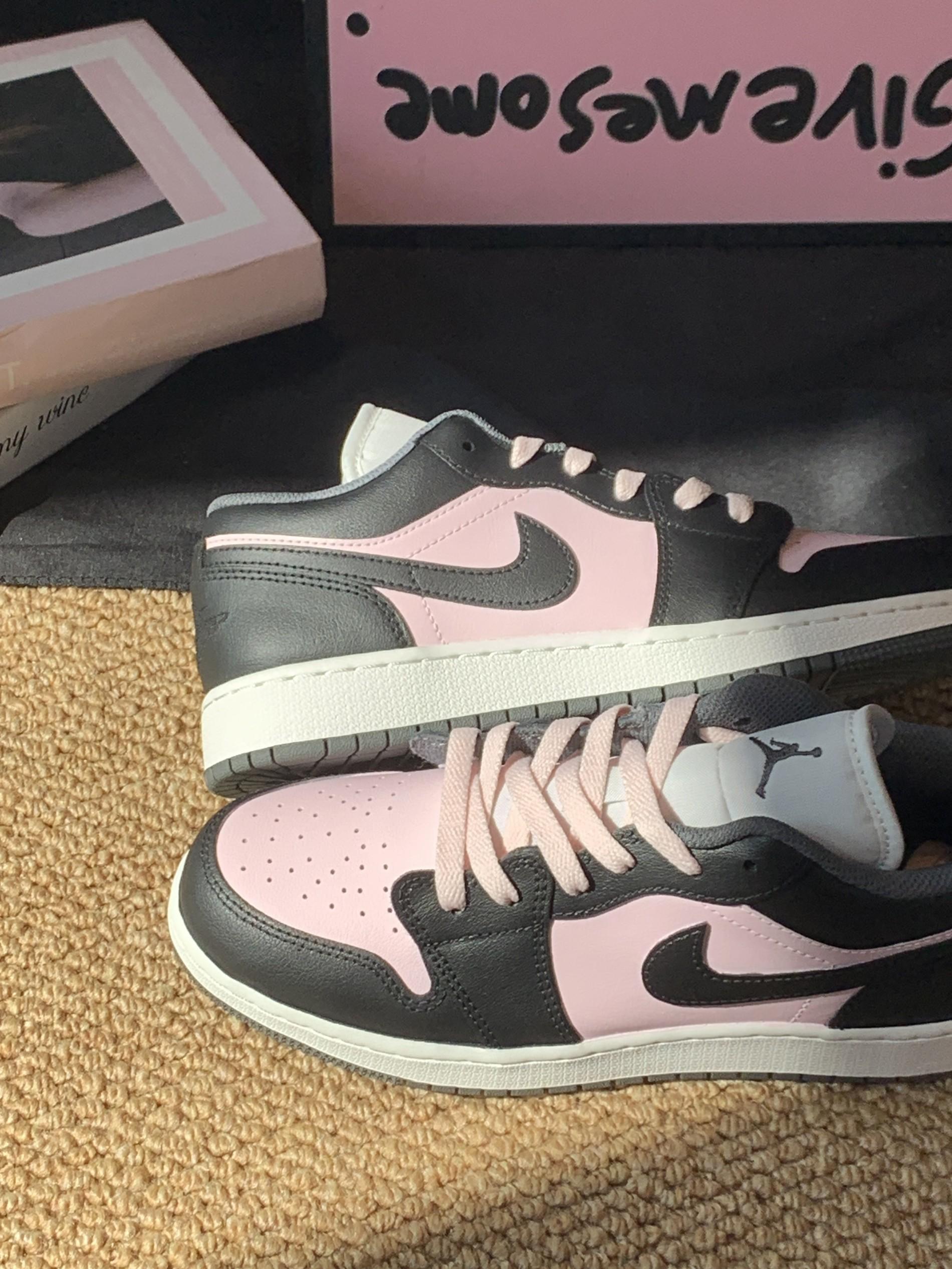 💕黑粉粉AJ上脚!谁穿谁懂的甜酷暴击💕